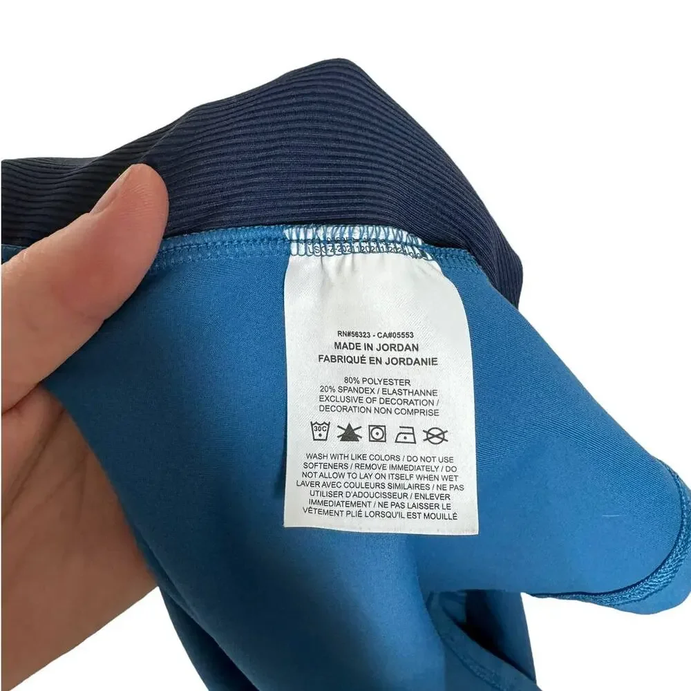 Nike‎ Yoga Dri-Fit Open Back Tank Top Blue XL - Picture 6 of 9